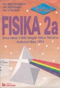 Image of Sains Fisika 2A Untuk SMU Kelas 2 Tengah Tahun Pertama Kurikulum Baru 1994