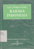 Tata Bahasa Baku Bahasa Indonesia Edisi I