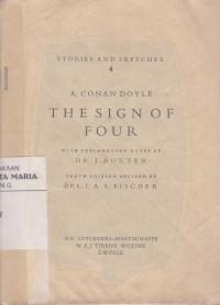 Image of The Sign of Four with Explanatory Notes by Dr. J. Bouten