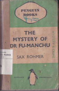 Image of The Mystery Of Dr Fu-Manchu