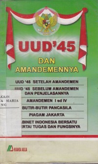Image of UUD'45 dan Amaandemennya