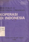 Peraturan & Perundang Undangan Koperasi di Indonesia