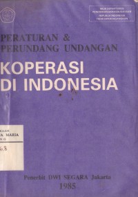 Image of Peraturan & Perundang Undangan Koperasi di Indonesia