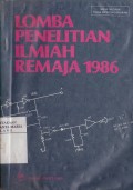 Lomba Penelitian Ilmiah Remaja 1986