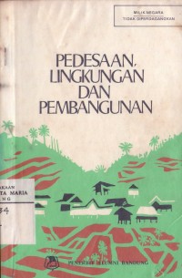 Image of Pedesaan, Lingkungan dan Pembangunan
