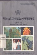 Pedoman Pelaksanaan Pendidikan Kependudukan dan Lingkungan Hidup untuk Guru SMU