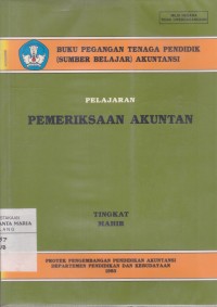 Image of Pelajaran Pemeriksaan Akuntan Tingkat Mahir