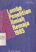 Lomba Penelitian Ilmiah Remaja 1985