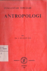 Image of Pengantar Ringkas Antropologi