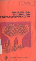 Sejumlah Masalah Pemukiman Kota