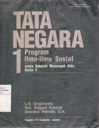 Image of Tata Negara I Program Ilmu-ilmu Sosial Untuk SMA Kelas II