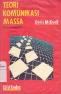 Teori Komunikasi Massa Suatu Pengantar